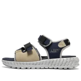 Sandales décontractées Monster à velcro, bleu