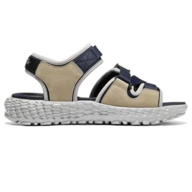 Sandales décontractées Monster à velcro, bleu