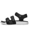Sandales de sport d&rsquo;extérieur à velcro Noir et Blanc