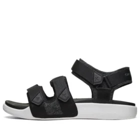 Sandales de sport d’extérieur à velcro Noir et Blanc Sandales de sport d’extérieur à velcro Noir et Blanc