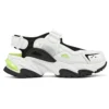 Sandales DLites « Blanc Noir Vert néon »