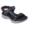 Sandales Go Walk 6 « Bleu marine/Orange »