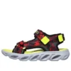 Sandales Hypno Splash à velcro et bout ouvert pour grands garçons, rouge