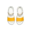 Sandales mode antidérapantes Blanc/Jaune