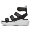 Sandales montantes Dlt-A Noir/Blanc