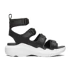 Sandales montantes Dlt-A Noir/Blanc