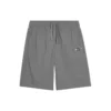 Short de sport droit à taille mi-haute et cordon de serrage « Gris »