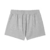 Short imprimé logo « Gris-vert »