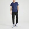 Skechers à manches courtes pour homme, bleu