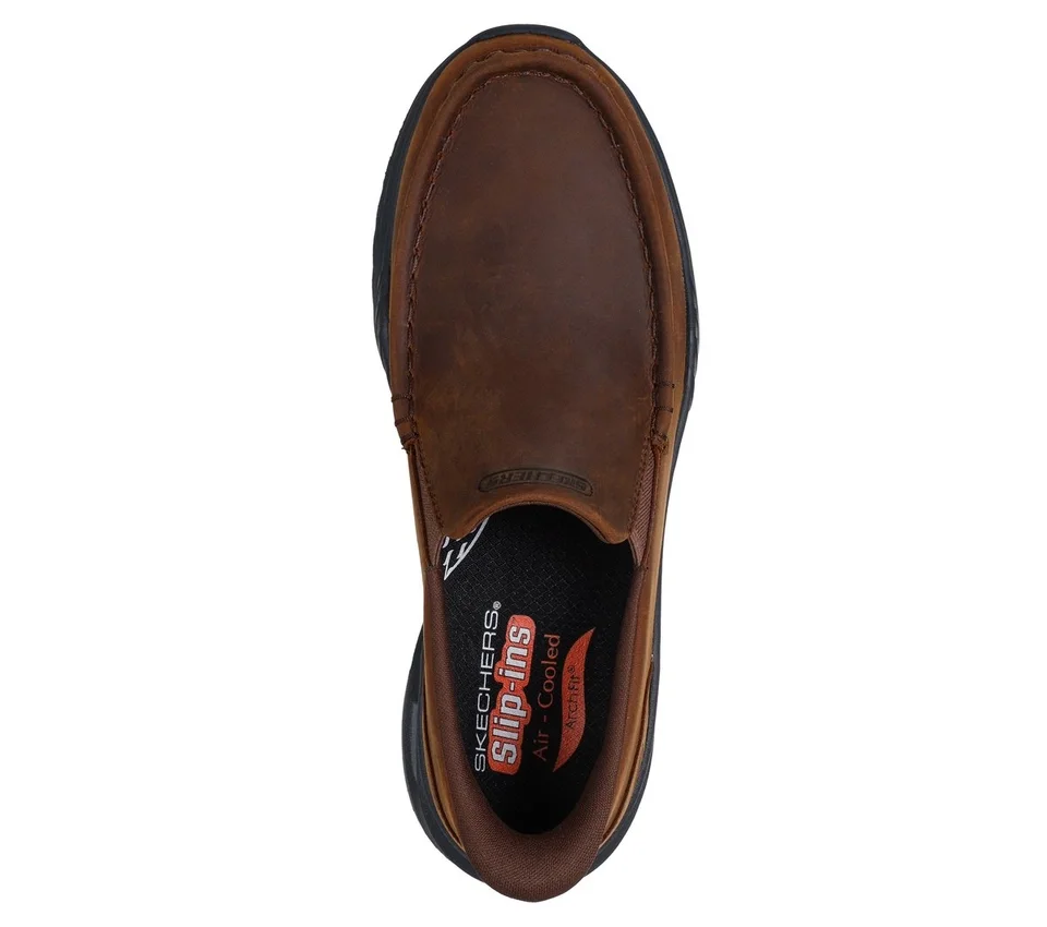 Skechers Slip-ins Relaxed Fit : Arch Fit Orvan – Glide Moc Skechers Slip-ins Relaxed Fit : Arch Fit Orvan – Glide Moc