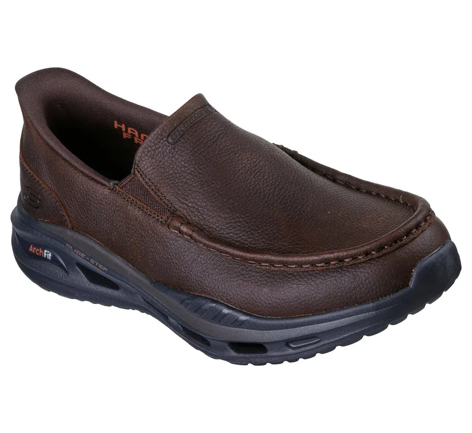 Skechers Slip-ins Relaxed Fit : Arch Fit Orvan – Glide Moc Skechers Slip-ins Relaxed Fit : Arch Fit Orvan – Glide Moc