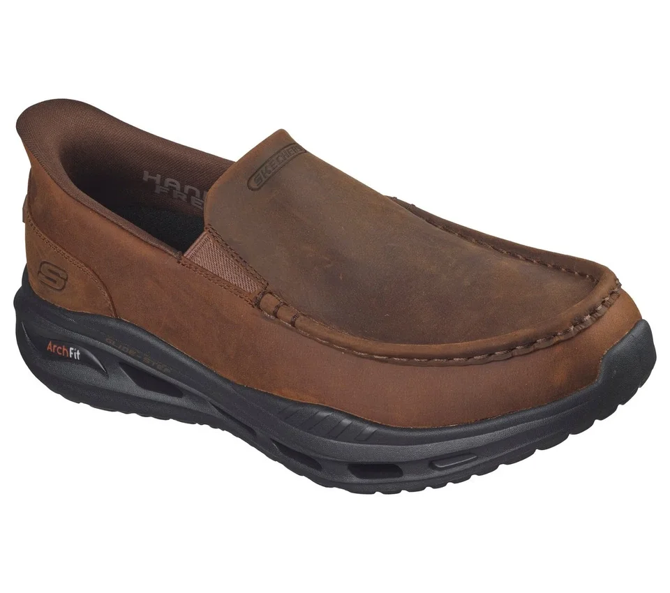 Skechers Slip-ins Relaxed Fit : Arch Fit Orvan – Glide Moc Skechers Slip-ins Relaxed Fit : Arch Fit Orvan – Glide Moc
