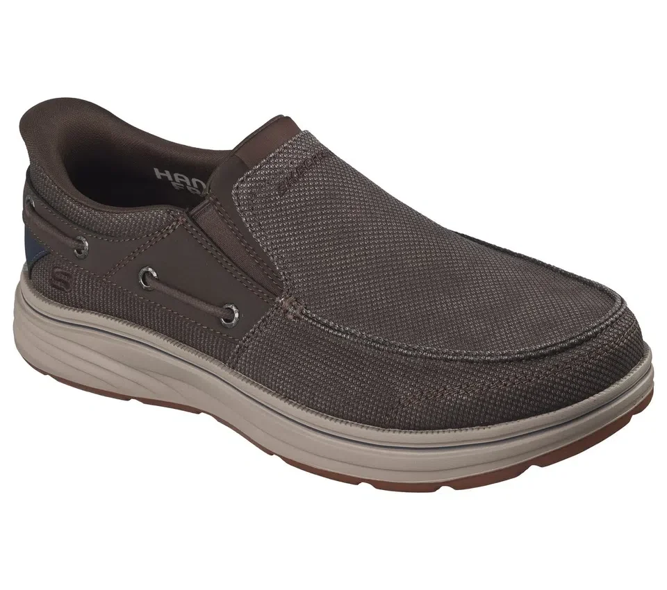 Skechers Slip-ins Relaxed Fit : Troutt – Rustic Skechers Slip-ins Relaxed Fit : Troutt – Rustic