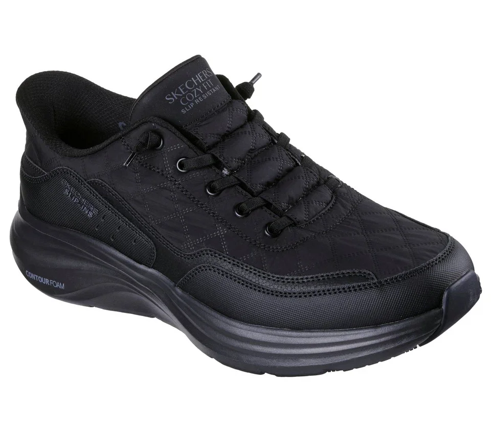 Skechers Slip-ins Work antidérapantes : Contour Foam – Cozy Fit Skechers Slip-ins Work antidérapantes : Contour Foam – Cozy Fit