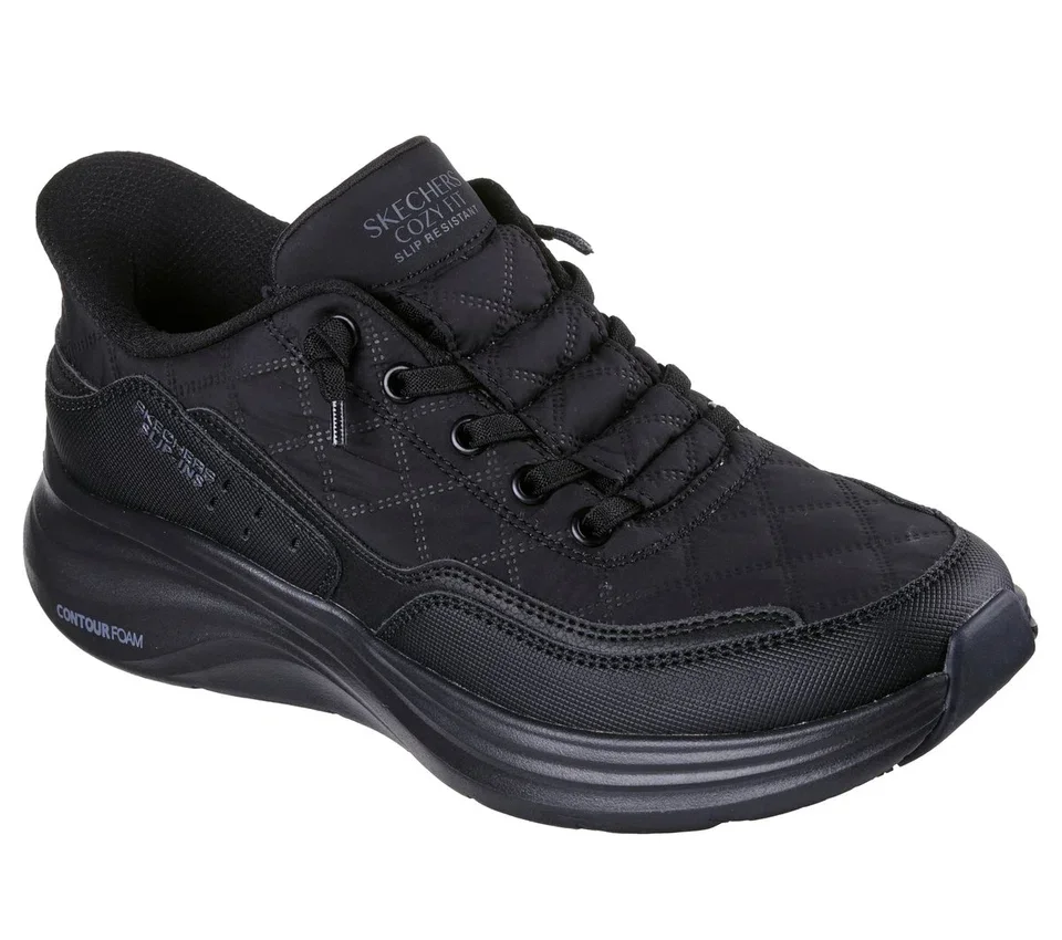 Skechers Slip-ins Work antidérapantes : Contour Foam – Cozy Fit Skechers Slip-ins Work antidérapantes : Contour Foam – Cozy Fit