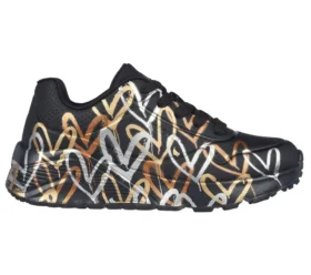 Skechers x JGoldcrown : Uno Lite – Metallic Love