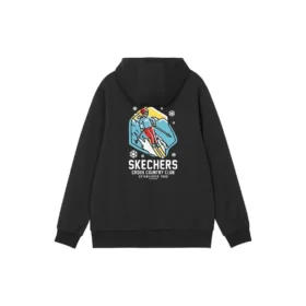 Sweat à capuche avec cordon et imprimé cartoon « Bleu marine, noir, blanc, gris »
