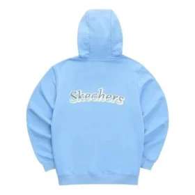 Sweat à capuche avec logo imprimé « Blue Pink Black White »