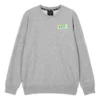 Sweat à capuche avec logo imprimé « Grey White Black Blue »