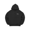 Sweat à capuche avec logo imprimé « Noir Blanc »