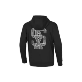 Sweat à capuche avec logo imprimé « Noir Blanc Bleu »