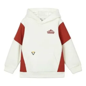 Sweat à capuche à blocs de couleur « White Red »
