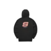 Sweat à capuche décontracté avec logo imprimé « Black Pink »