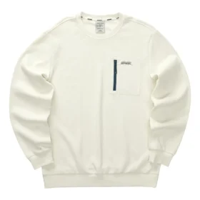 Sweat à capuche décontracté « Blanc Noir »