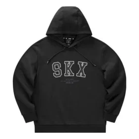 Sweat à capuche décontracté SKX « Noir Blanc »