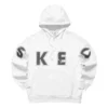 Sweat à capuche graphique décontracté « White Black »
