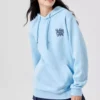 Sweat à capuche imprimé « Blue Black »