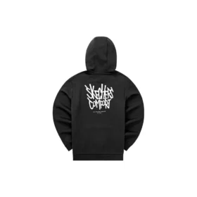 Sweat à capuche imprimé « Noir Blanc »
