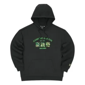 Sweat à capuche imprimé « Noir Vert Beige Rouge Gris »