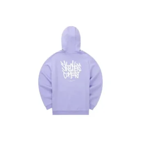 Sweat à capuche imprimé « Purple White »