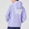 Sweat à capuche imprimé « Purple White »