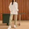 Sweat à capuche imprimé « White Green »
