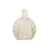 Sweat à capuche à manches longues avec lettres imprimées « Beige Rouge »