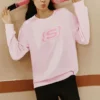 Sweat à capuche S Letter « Rose »