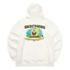 Sweat à capuche Skechers x Bob l&rsquo;éponge avec motif graphique « Blanc Jaune Noir »