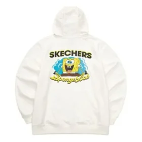 Sweat à capuche Skechers x Bob l&rsquo;éponge avec motif graphique « Blanc Jaune Noir »