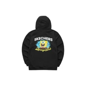 Sweat à capuche Skechers x Bob l&rsquo;éponge avec motif graphique « Blanc Jaune Noir »