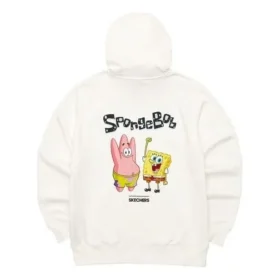 Sweat à capuche Skechers x Bob l&rsquo;éponge « Blanc »