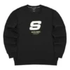 Sweat à capuche Sport Letter « Noir Blanc »