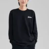 Sweat à col rond avec logo imprimé « Blanc Noir Bleu »