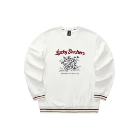 Sweat-shirt à capuche CNY Series Dragon Graphic « Blanc Noir Rouge »