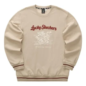 Sweat-shirt à capuche CNY Series Dragon Graphic « Tan Black Red »