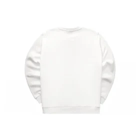 Sweat-shirt à capuche en molleton à col rond avec logo « White Red Blue »
