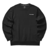Sweat-shirt à col rond coloré de la série Casual avec imprimé graphique « Black White »