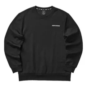 Sweat-shirt à col rond coloré de la série Casual avec imprimé graphique « Black White »