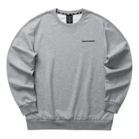 Sweat-shirt à col rond Colorful Casual Series Graphic « Gris Noir »